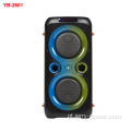 Speaker de carrinho Super Power Power Modyable Color com microfone sem fio YB-2601